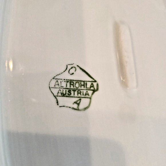 Elegant Oval Floral Petite Flowers Serving Plate Platter ~ Altrohla Austria - Picture 6 of 6